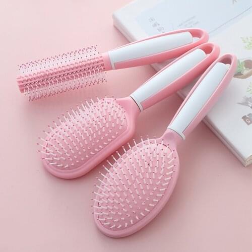 Women Hair Scalp Massage Comb Bristle Silicon Hairbrush Wet Curly Detangle Hair Brush for Salon Hairdressing Styling Tools