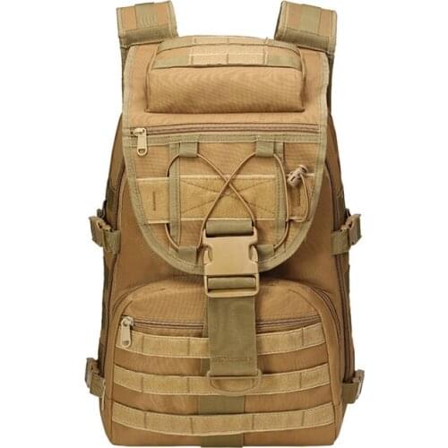 GZ Tactical Commuter Outdoor Tactical Backpack Swordfish Bag with Buckle 35L Waterproof Outdoor Hiking Camouflage Computer Bag