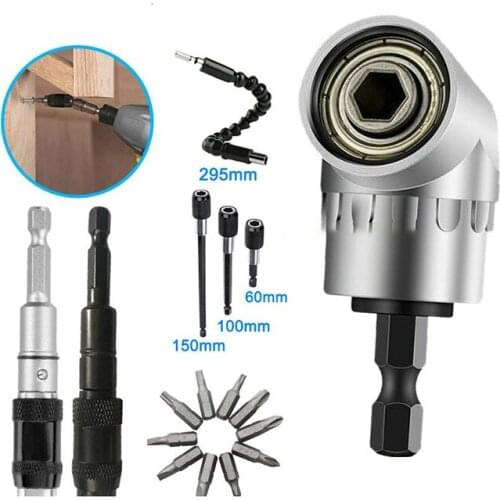 Pivoting Drill Tip Holder with Screw Replacement Flexible Magnetic Quick Change Bit Holder Extension Rod CLH@8