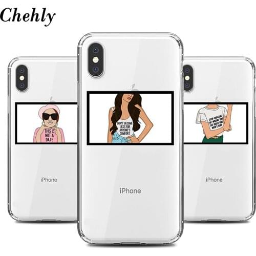 Funny Phone Case for IPhone 6s 7 8 11 Plus Pro X XS MAX XR SE Fashion Cases Soft Silicone Fitted Anti-fall TPU Accessorie Cover