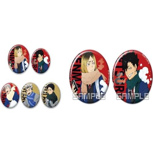 1pc 58mm Anime Haikyuu Hinata Volleyball Irons Badges Button Brooch