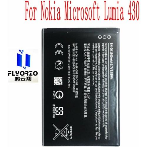 100% Brand new High Quality 1500mAh BN-06 Battery For Nokia Microsoft Lumia 430 Mobile Phone