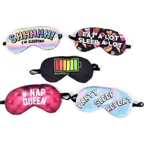 3D Sleep Mask Rest Travel Relax Sleeping Aid Blindfold Cover Eye Patch Sleeping Mask Case Sleep Rest Eye Mask