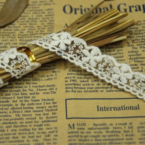 5 yards Embroidery Star Lace Ribbon for Diy Gift Packing Curtain Clothing Sewing Accessories Decoration