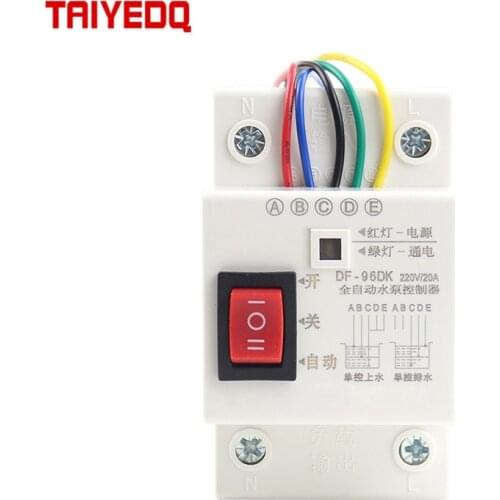 DF-96DK Automatic Water Level Controller Switch Water Tank Liquid Level Detection Sensor Water Pump Controller 220V