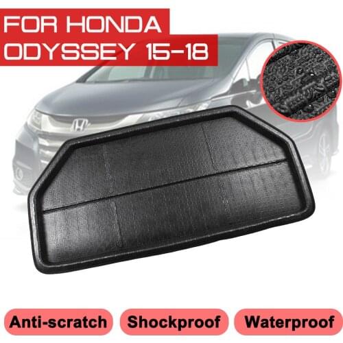 Car Carpet Rear Trunk Anti-mud Cover For Honda Odyssey 2015 2016 2017 2018 Floor Mat