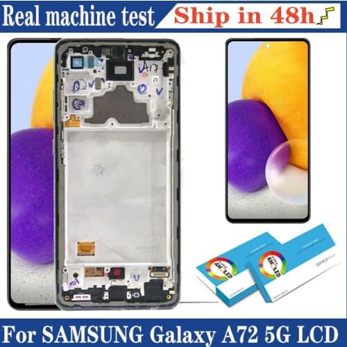 6.7"Display for Samsung Galaxy A72 5G Full LCD Touch Screen Digitizer Assembly Repair Parts for Samsung A72 5G Display