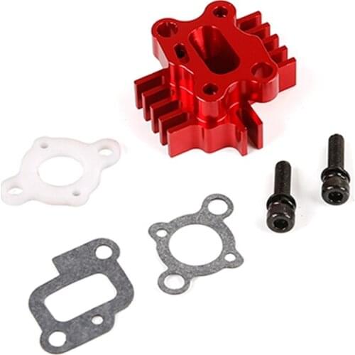 For Baja CNC Billet Intake Manifold for Engine Zenoah Cy for 1/5 Hpi Km Baja 5B 5T / Losi 5Ive-T
