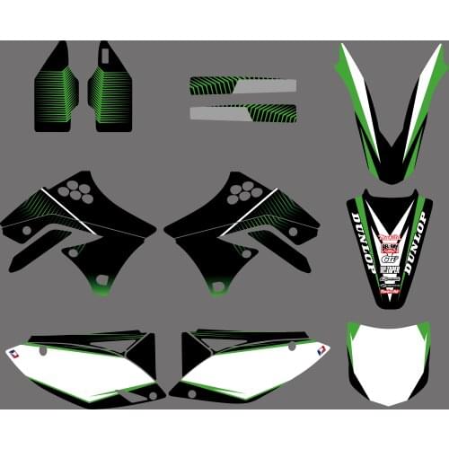 GRAPHICS & BACKGROUNDS DECALS STICKERS Kits for Kawasaki KX250F KXF250 2009 2010 2011 2012 KXF 250 KX 250F