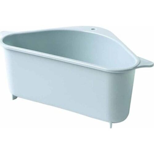 Kitchen Sink Strainer Drain Vegetable Fruit Drainer Basket Suction Cup Sponge Holder Storage Rack Sink Filter Shelf