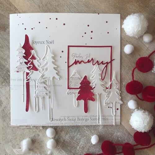 Christmas Tree Metal Cutting Dies Stencil DIY Scrapbooking Album Stamp Paper Card Embossing Craft Decor girls and boys love