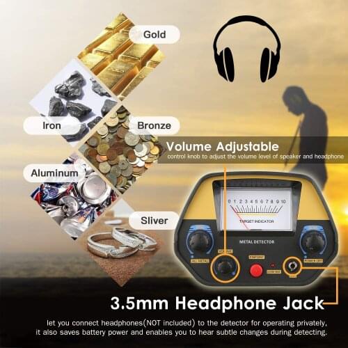 Adjustable Metal Detector Pinpointer Metal Jewelry Treasure Underground Gold Metal Finder for Adults and Kids with 3 Modes