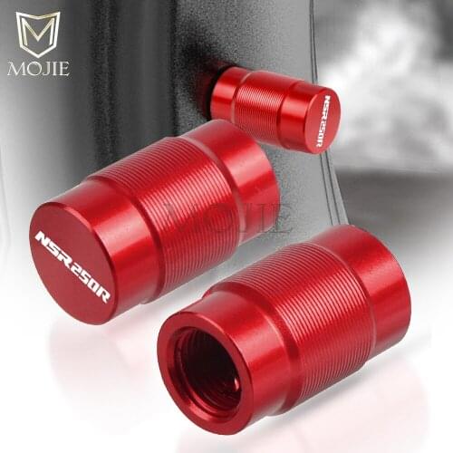 Motorcycle CNC Vehicle Wheel Tire Valve Air Port Stem Caps Covers Plug For Honda NSR250 NSR 250 MC18 MC21 PGM2/PGM3/PGM4
