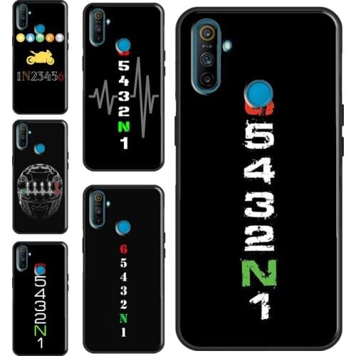 Motorcycle Gear For Realme 8 Pro 6 7 Q3 Pro GT Neo C15 C3 C21 C11 Phone Case For OnePlus 9 Pro 8 7T 8T 9R