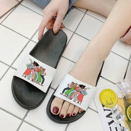 Shoes for Woman 2021 Bathroom Women Shoes Fashion Casual Slippers Lovely Slippers Girls Cartoon Slippers Beach Shoes Women