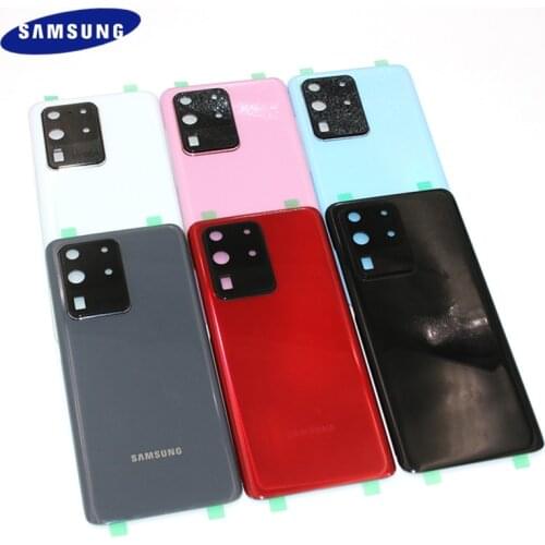 Original Samsung Galaxy S20 Ultra S20 Plus S20+ G985 G988 F/DS Battery Cover Rear Door Housing Case With Camera Lens and logo