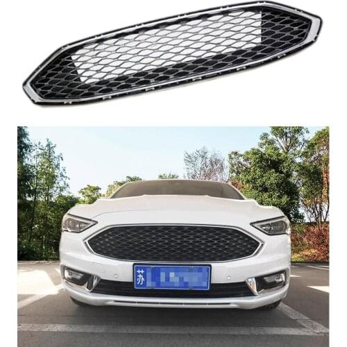 High quality ABS Mesh Grille Trim Racing Grills Fits For Ford Mondeo 2017 2018 2019 2020