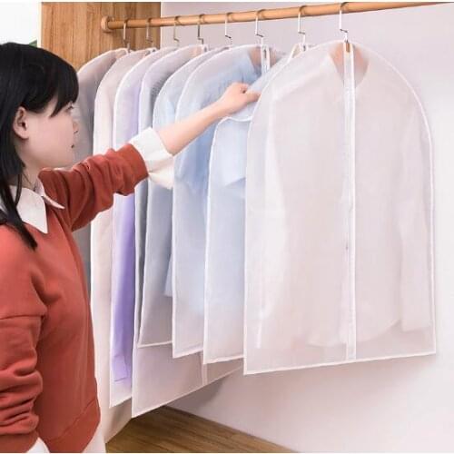 Transparent clothing dust cover wear-resistant washable PEVA dust cover can hang no odor dust bag