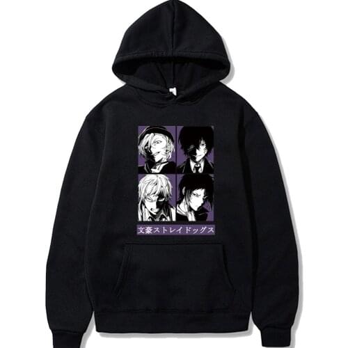Chuuya Nakahara Bungou Stray Dogs Hoodie Sweatshirt Mens Hoodies Casual Pullovers