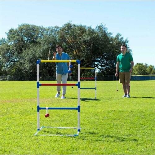 Outdoor Portable Games Parent-Child Golf Ladder Ball Childrens Toy Ladder Shelf Parabolic Shelf Backyard Lawn Throwing Game