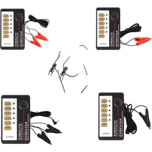 Electric Shock Nipple Clamps Electro Shock Nipple Clips Electrical Stimulation Clitoris Clip Sex Products Unisex BDSM Sex Toys