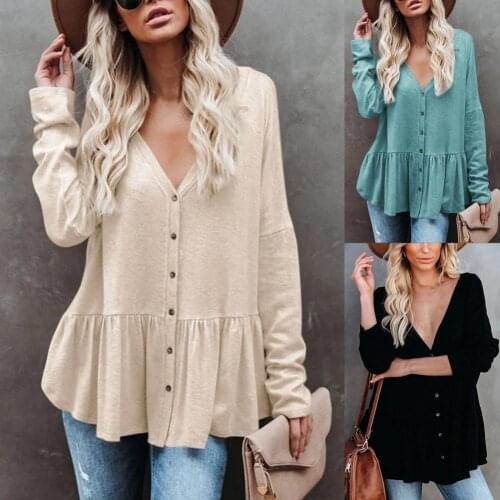 Women Cardigan Solid Color Irregular Hem Autumn Winter Single-breasted Sleeve Ruffles Coat Streetwear