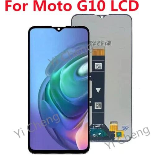 6.5" Original For Motorola Moto G10 lcd XT2127-2 XT2127-3 Display With Frame Touch Screen Digitizer Glass Panel For Moto G10 LCD