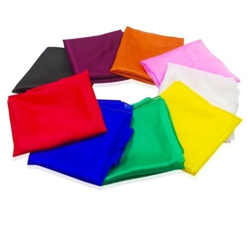 60* 60 Cm Close Up Street Stage Accessories Magicians Colorful Silk Scarf Magic Tricks Magic Prop YH1913