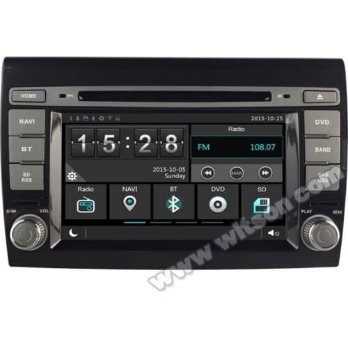 7" Capacitive Touch Screen Car DVD for Fiat Bravo 2007-2014 (Italy) & Fiat Bravo 2010-2018 (Brazil) & Fiat Ritmo (Australia)