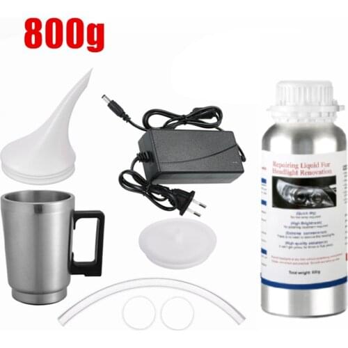800ML Car Headlight Repair Fluid Chemical Polishing The Headlights Steam Headlight Cleaning Polishing Liquid Headlights Restorer