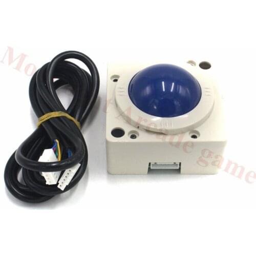 Arcade LED Trackball for 60 in 1 / 4.5 cm Diameter illuminated trackball mouse Work with classical 60 IN 1 game board