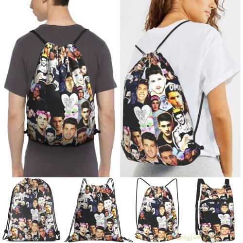 Cody Christian Collage Women Drawstring Sackpack Gym Bags Men Outdoor Travel Backpacks For Training Fitness Swimming Bag