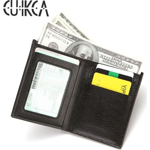 Мужские кожаные кошельки CUIKCA China At AliExpress