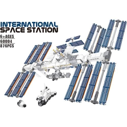 IN STOCK 60004 Ideas Creator International Space Station Building Blocks Bricks Classic Model Kids ISS 21321 Toy Children Gift