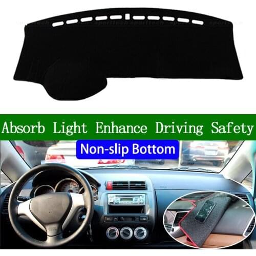 For Honda fit 2004 2005 2006 2007 Non-slip Bottom Dashboard Cover Car Decals Car Stickers Interior Car Accessories