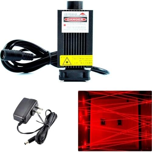 Red Laser Diode Dot Module 650nm 660nm 250mw High Power Spot Semiconductor Laser 33*55mm Square Positioning Lamp Escape Room