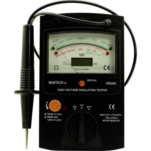 MASTECH-MS5202-Digital-Analogue-Megger-Pointer-Insulation-Resistance-Tester