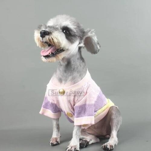 Fashion Winter Warm Pet Dog Cardigan Sweater Clothes Coat Jacket Hoodie For Small Medium Dogs Schnauzer Chihuahua Pug GKC79
