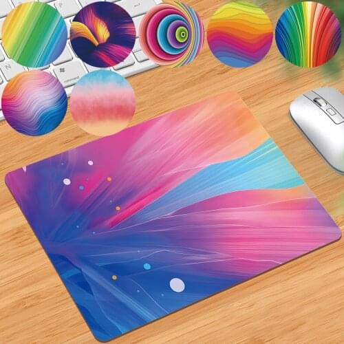 Mouse Pad Game Gamer Mouse Pad Easy To Clean and Small Space Occupied Mouse Pad Anti-slip Waterproof PU Leather Pad