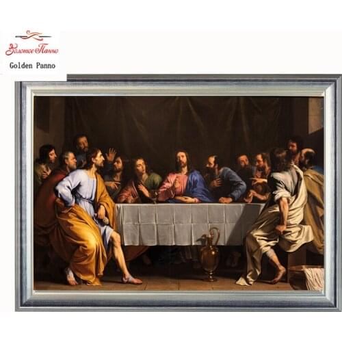 Golden Panno Needlework DIY DMC Cross stitch Sets For Embroidery kits Precise unprinted religion Patterns Counted Cross-stitch07