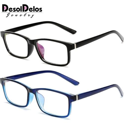 2019 New Flower Glasses Popular Computer Glasses Frame Women Men Anti-blue Radiation Protection Square Myopia Frame Eyeglasses