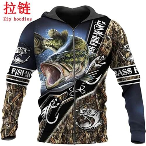 2020 New Fashion Mens zip Hoodie 3D All Over Printed Beautiful Carp Fishing hoodies Harajuku Casual streetwear Drop shipping
