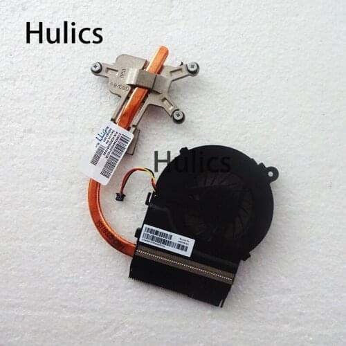 Hulics Original for HP CQ42 G42 CQ62 G62 CQ72 G72 G4 G6 G7 radiator laptop CPU heatsink 643364-001cooler cooling 646578-001 FAN
