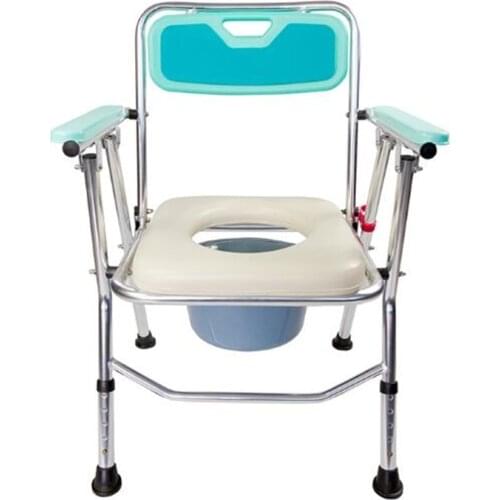 Dual use Non-slip Potty chair Commode chair Toilet seat cucking stool Folding bath chair
