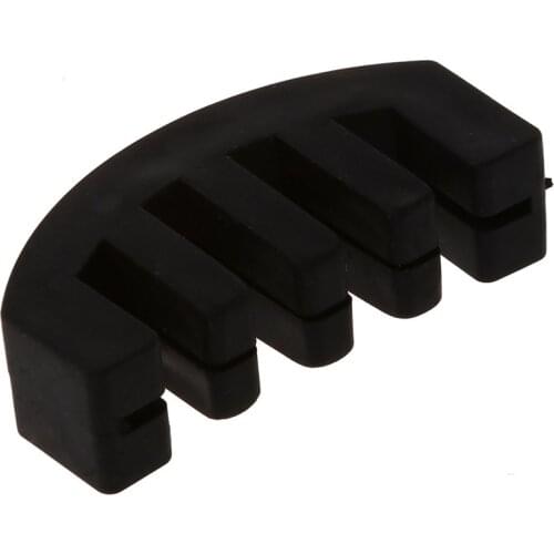 Violin Practice Heavy Black Rubber Violin Mute Silencer Acoustic Electric