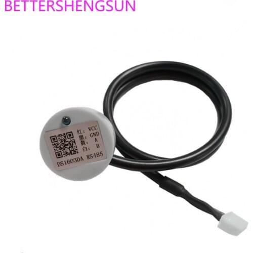 DS1603 small volume ultrasonic liquid level sensor metal container liquid level non-contact water level detector