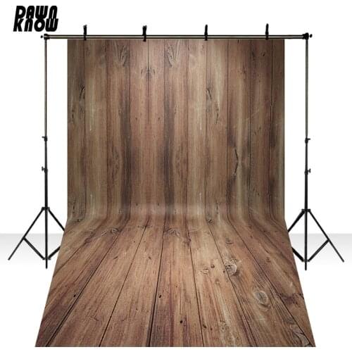 DAWNKNOW Wood Floor Vinyl Photography Background For Newborn Photo Shoot Backdrop For Wedding Photo Studio lv1101