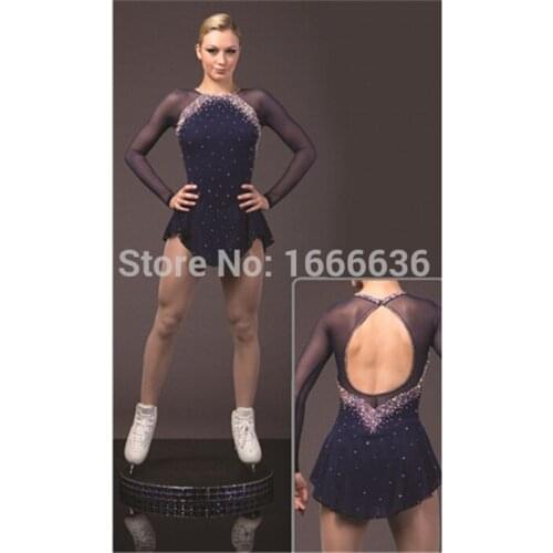 Custom Adult Figure Skating Dresses For Women Graceful New Brand Ice Skating Competition Dresses DR3950