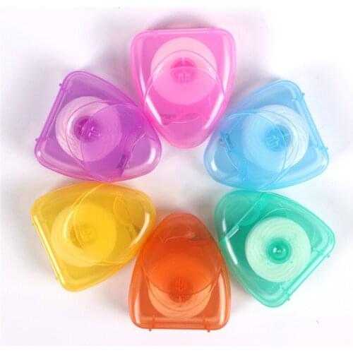 50M Micro Wax Peppermint flavor Dental Flosser Interdental Brush Teeth Stick Toothpicks Floss Pick Oral Hygiene Clean Wire