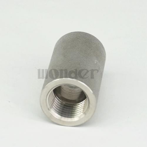 1/2" NPT Female 304 Stainless Steel Full Socket Coupler Forged Pipe Fitting 3000 PSI Water Gas Oil